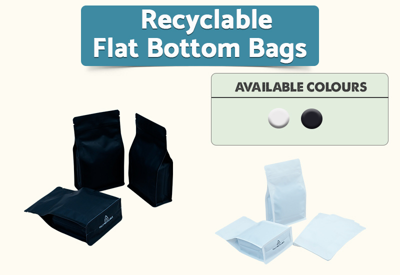 Recyclable Flat Bottom Bags