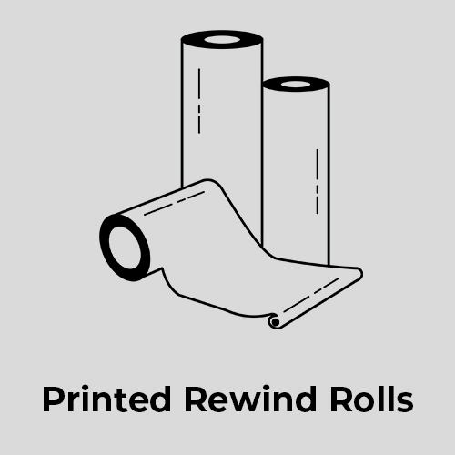 printed rewind rolls